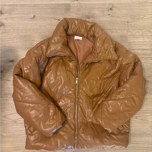 Camel Puffer Jacket